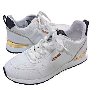 GUESS Kadlin Logo Detailed Retro Lace-Up Womens Sneakers Size 7 New